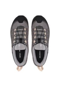 salomon - Salomon Sneakersy X Ward Leather GORE-TEX L47182400 Czarny. Kolor: czarny. Materiał: zamsz, skóra. Technologia: Gore-Tex #3