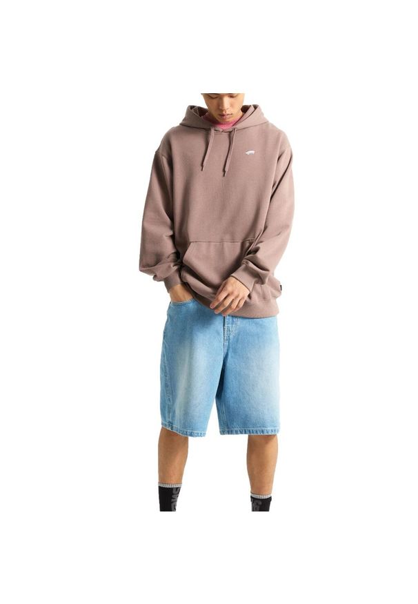 Vans - Bluza polarowa VANS SALTON LOOSE FT PO Brązowy. Kolor: brązowy. Materiał: polar. Sport: skateboard