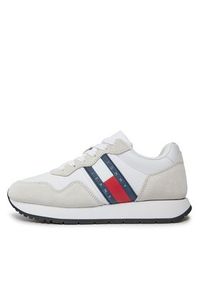 Tommy Jeans Sneakersy Tjw Eva Runner Mat Mix Ess EN0EN02510 Biały. Kolor: biały. Materiał: skóra, zamsz #4