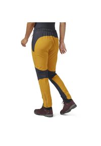 Spodnie softshellowe damskie Rab Torque. Kolor: żółty