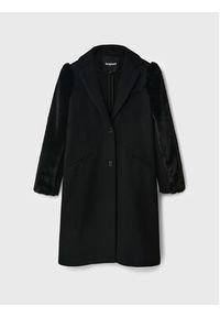 Desigual Płaszcz wełniany Maravillas 22WWEWA7 Czarny Regular Fit. Kolor: czarny. Materiał: wełna, syntetyk #5