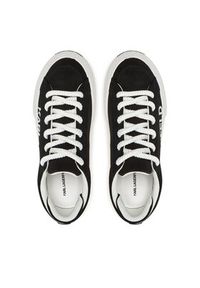 Karl Lagerfeld - KARL LAGERFELD Sneakersy KL60722 Czarny. Kolor: czarny. Materiał: skóra, zamsz #6