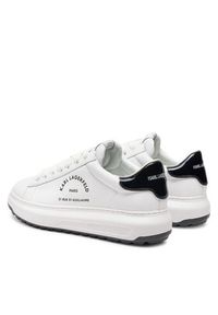 Karl Lagerfeld - KARL LAGERFELD Sneakersy KL57538 Biały. Kolor: biały. Materiał: skóra #5