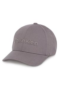 Calvin Klein Czapka z daszkiem Embroidery Bb Cap K50K505737 Szary. Kolor: szary. Materiał: bawełna, materiał