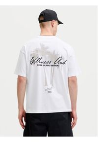 Jack & Jones T-Shirt Eterna 12295544 Biały Loose Fit. Kolor: biały. Materiał: bawełna #5