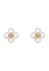 Tory Burch Kolczyki Clover Stud Earring 184411 Złoty. Materiał: metalowe. Kolor: złoty #1