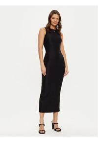 Guess Sukienka dzianinowa W4YK0J KCDE0 Czarny Slim Fit. Kolor: czarny. Materiał: syntetyk #1