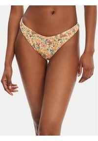 RVCA Dół od bikini 23O281505 Żółty. Kolor: żółty. Materiał: syntetyk