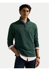 Polo Ralph Lauren Sweter 7,10672E+11 Zielony Regular Fit. Typ kołnierza: polo. Kolor: zielony. Materiał: bawełna