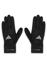 Adidas - adidas Rękawiczki Running Climawarm JM3078 Czarny. Kolor: czarny. Materiał: poliester, materiał. Technologia: ClimaWarm (Adidas). Sport: bieganie #3