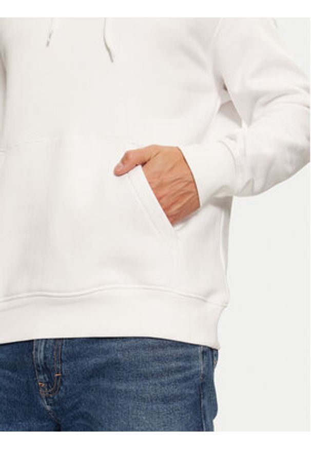 Tommy Jeans Bluza Essential DM0DM20738 Biały Regular Fit. Kolor: biały. Materiał: bawełna