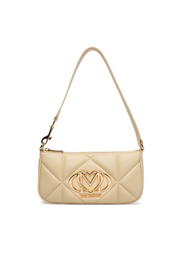 Love Moschino - LOVE MOSCHINO Torebka JC4111PP1OLC0129 Beżowy. Kolor: beżowy. Materiał: skórzane