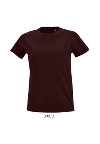 SOL'S - Koszulka damska Sol's Imperial Fit. Kolor: czerwony, wielokolorowy, brązowy #1