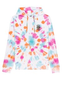 Bluza turystyczna męska Element Covered Tie Dye. Kolor: biały. Materiał: bawełna. Sport: skateboard