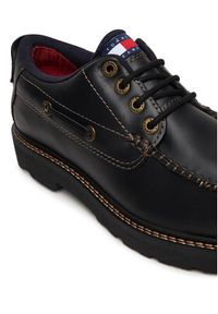 Tommy Jeans Półbuty Archive '01 Boat Shoe Leather EM0EM01651 Czarny. Kolor: czarny. Materiał: skóra #4