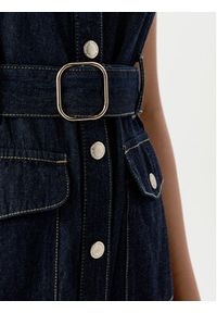 Morgan Sukienka jeansowa 251-RNAUTICA Granatowy Regular Fit. Kolor: niebieski. Materiał: bawełna #4
