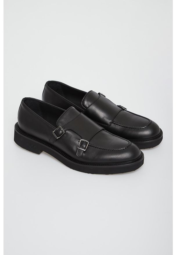 Loafersy męskie skórzane CESARE CASADEI. Materiał: skóra