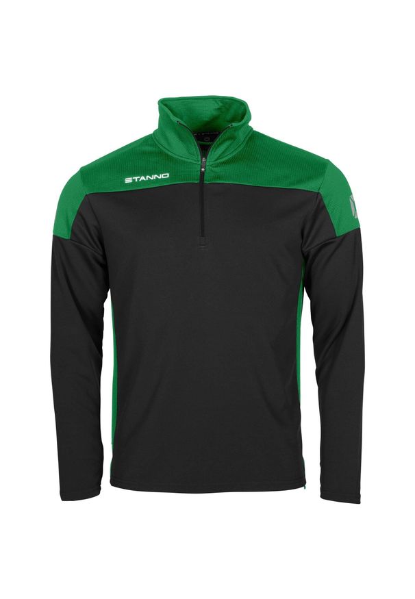 STANNO - Bluza dresowa 1/4 z zamkiem błyskawicznym Stanno Pride. Kolor: wielokolorowy, czarny, zielony. Materiał: dresówka