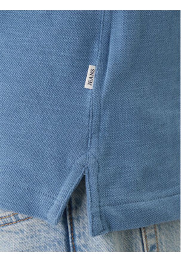 Guess Jeans Koszula M6GP02 KE731 Niebieski Regular Fit. Kolor: niebieski. Materiał: bawełna