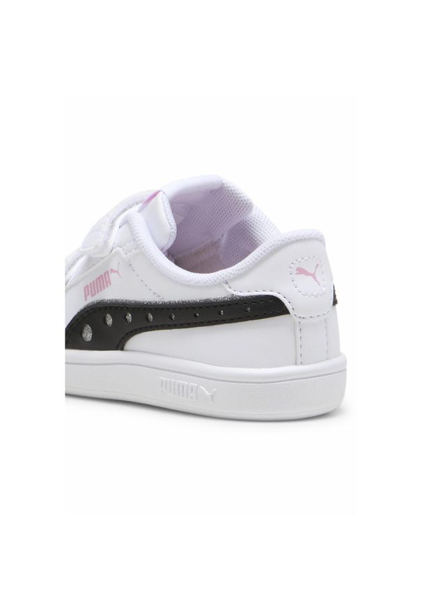 Puma - Sneakersy dla małych dzieci PUMA Smash 3.0 Dance Party PUMA. Zapięcie: pasek. Kolor: biały, wielokolorowy, różowy, czarny