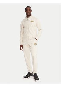 EA7 Emporio Armani Bluza 7M000674 AF16718 U1086 Beżowy Regular Fit. Kolor: beżowy. Materiał: syntetyk #2