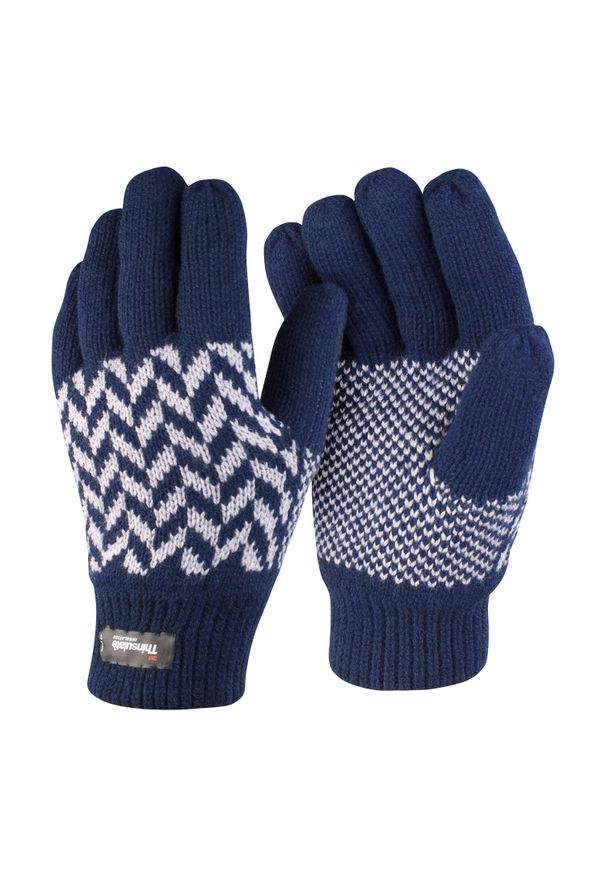 RESULT WINTER ESSENTIALS - Rękawiczki Unisex Dla Dorosłych Z Wzorem Thinsulate. Kolor: niebieski. Technologia: Thinsulate
