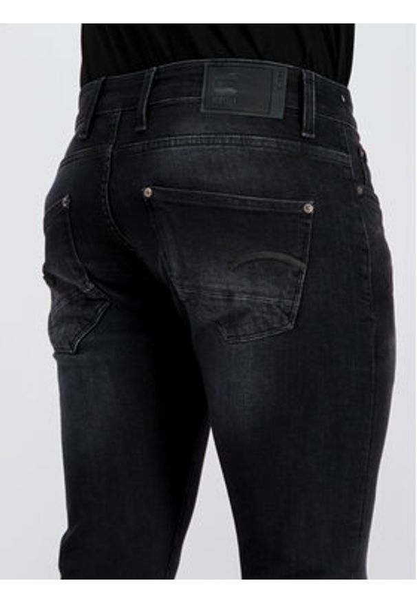 G-Star RAW - G-Star Raw Jeansy 51010-A634-A592 Czarny Slim Fit. Kolor: czarny