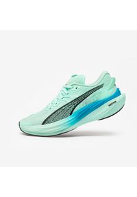Buty do biegania męskie Puma Deviate Nitro 3. Kolor: zielony. Materiał: materiał