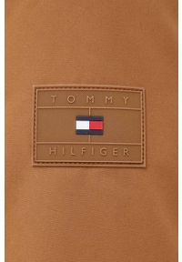 TOMMY HILFIGER - Tommy Hilfiger kurtka puchowa męska kolor brązowy zimowa. Kolor: brązowy. Materiał: puch. Sezon: zima #3