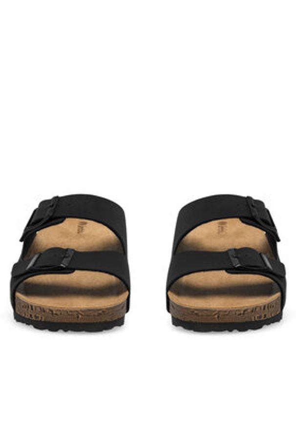 Inblu Klapki NM000034 Czarny. Kolor: czarny. Materiał: syntetyk, skóra