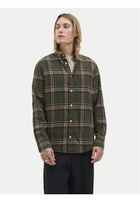 Jack & Jones - Jack&Jones Koszula Classic Flannel 12278406 Zielony Regular Fit. Kolor: zielony. Materiał: bawełna