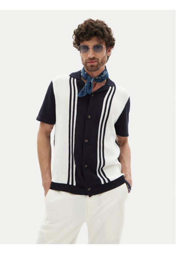 JOOP! Koszula 17 JK-13Kamor 30045228 Granatowy Modern Fit. Kolor: niebieski. Materiał: bawełna