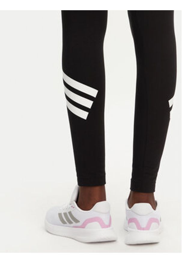 Adidas - adidas Legginsy Future Icons 3-Stripes JE0215 Czarny Slim Fit. Kolor: czarny. Materiał: bawełna