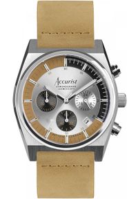 Zegarek Acappella Zegarek męski Accurist 70006 brązowy. Kolor: brązowy #1