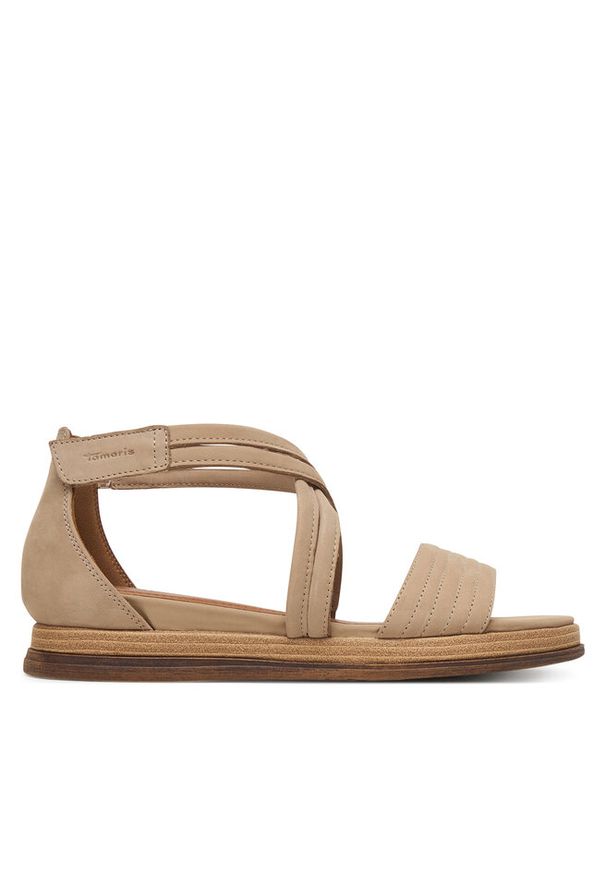 Sandały Tamaris. Kolor: beżowy