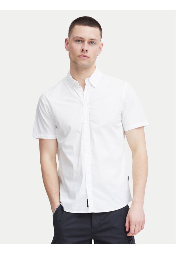 Blend Koszula 20716365 Biały Slim Fit. Kolor: biały. Materiał: bawełna