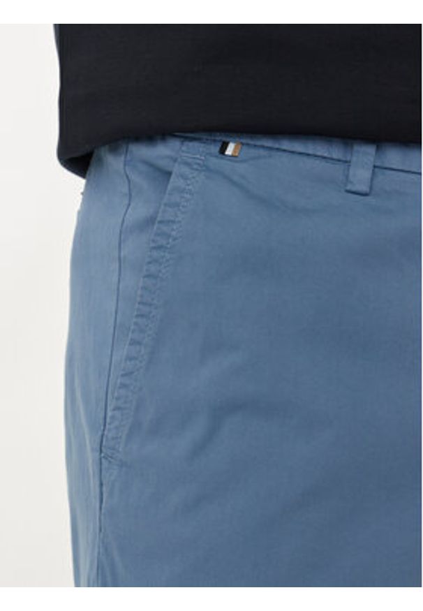 BOSS - Boss Chinosy Kaiton 50505392 Niebieski Slim Fit. Kolor: niebieski. Materiał: bawełna