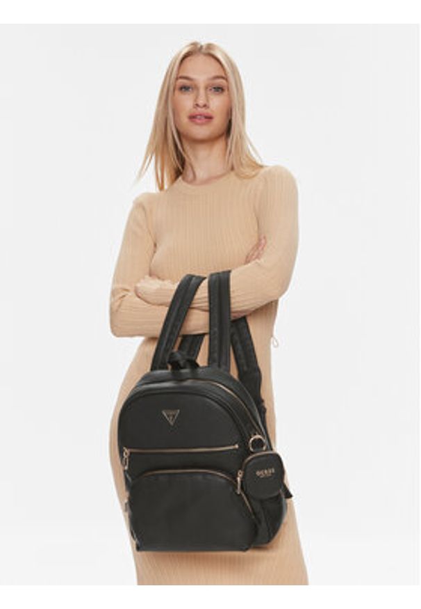 Guess Plecak HWBG90 06330 Czarny. Kolor: czarny. Materiał: skóra
