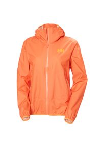 Kurtka przeciwdeszczowa damska Helly Hansen Verglas Fastpack. Kolor: pomarańczowy. Sport: turystyka piesza