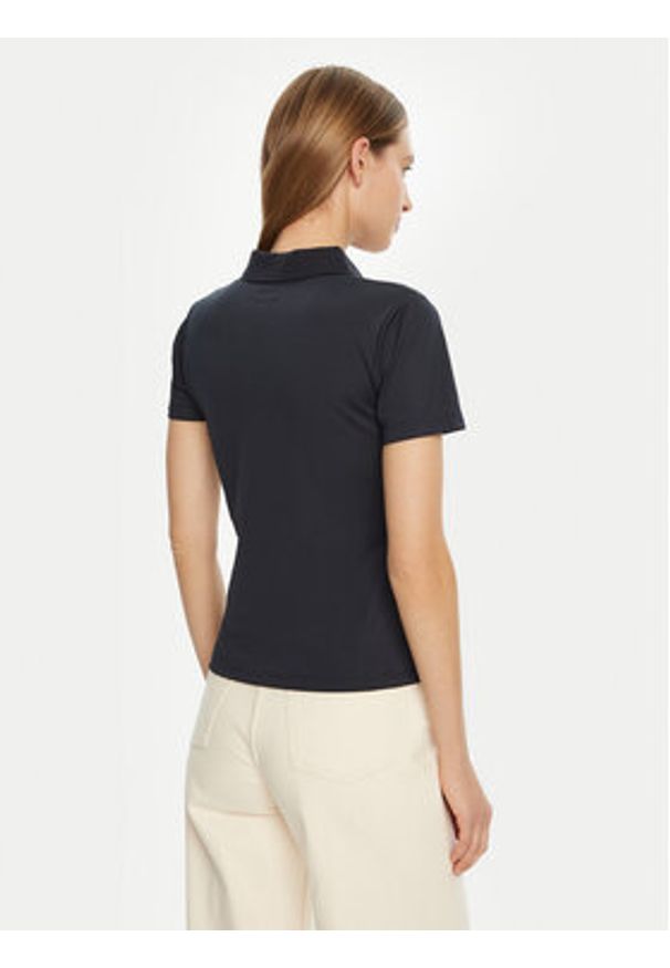 Guess Polo W5RP47 KARS2 Granatowy Regular Fit. Typ kołnierza: polo. Kolor: niebieski. Materiał: syntetyk