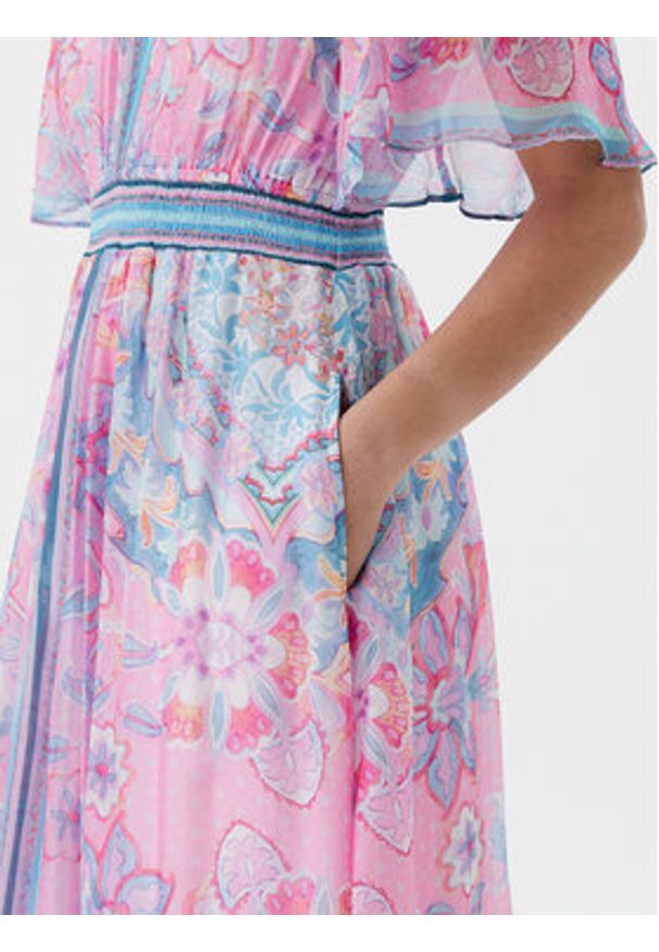Hale bob - Hale Bob Sukienka letnia Jaliyah 4ZCA610M Różowy Regular Fit. Kolor: różowy. Materiał: wiskoza. Sezon: lato