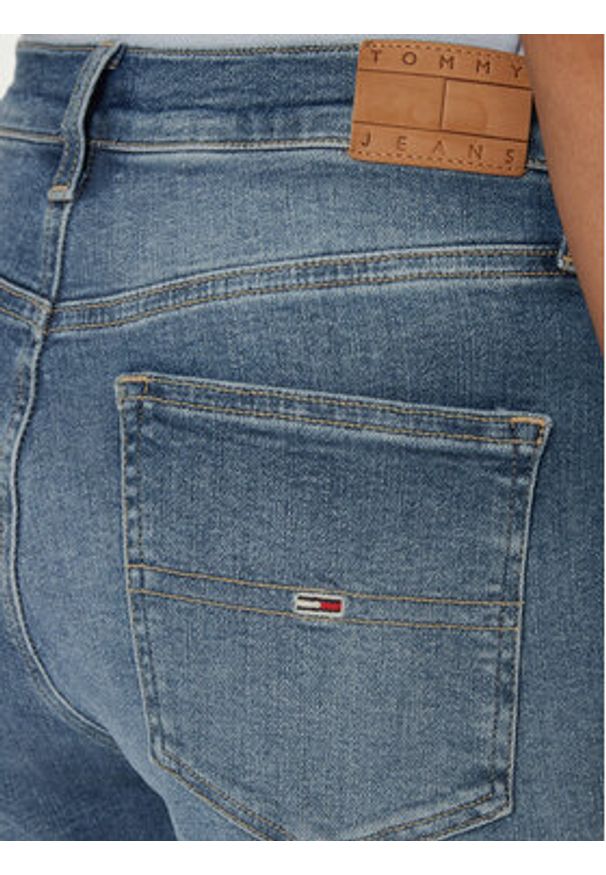 Tommy Jeans Jeansy Sylvia DW0DW20223 Niebieski Skinny Fit. Kolor: niebieski
