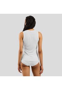 Koszulka sportowa damska Odlo BL TOP v-neck singlet ACTIVE F-DRY LIGHT. Kolor: biały #2