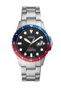 Fossil - Zegarek FS5657. Kolor: srebrny. Materiał: materiał