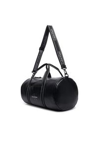 Calvin Klein Torba Bold Logo Webbing Weekender LV04D3461G Czarny. Kolor: czarny. Materiał: skóra #4
