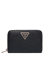 Guess Duży Portfel Damski Laurel II Slg SWZG74 59140 Czarny. Kolor: czarny. Materiał: skóra