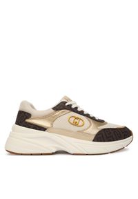 Liu Jo Sneakersy BA6045 PX831 Beżowy. Kolor: beżowy. Materiał: skóra #1