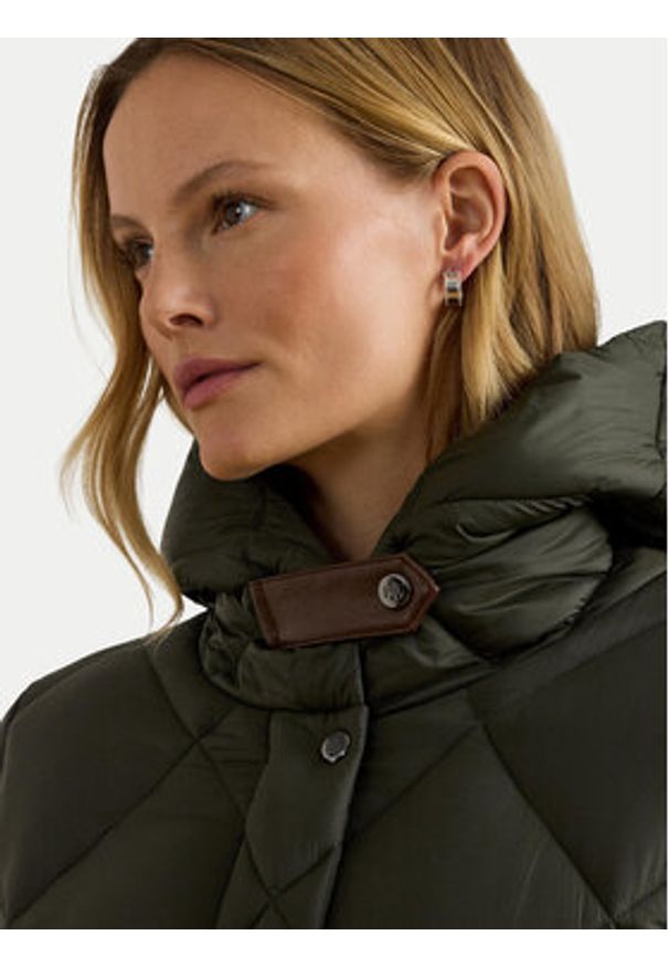 Lauren Ralph Lauren - LAUREN RALPH LAUREN Kurtka puchowa 297P04087002 Zielony Regular Fit. Kolor: zielony. Materiał: syntetyk