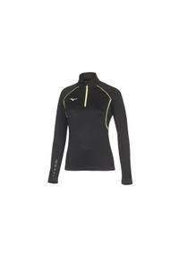 Premium sweatshirt damski Mizuno JPN warmer. Kolor: czarny. Sport: bieganie #1