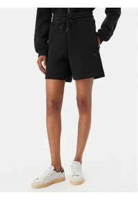 Guess Szorty sportowe Elly V2YD10 K7UW2 Czarny Relaxed Fit. Kolor: czarny. Materiał: wiskoza #1